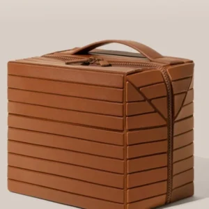 Structured Leather Vanity Case